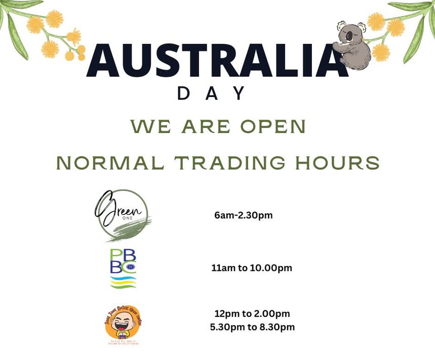 Featured image for “Australia Day – Normal Trading Hours”
