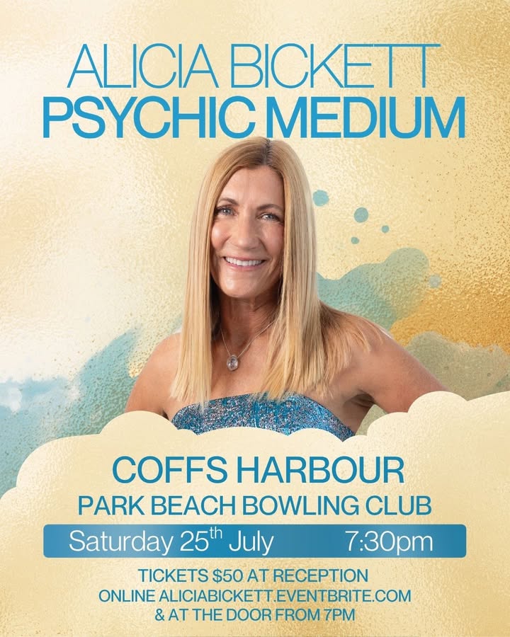 Featured image for “Get your tickets now for the amazing Alicia Bickett Psychic Medium”