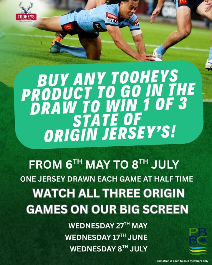 Featured image for “Grab your mates, wear your colours and get ready for a huge night of footy next Wednesday night. Watch the game on the big screen.”