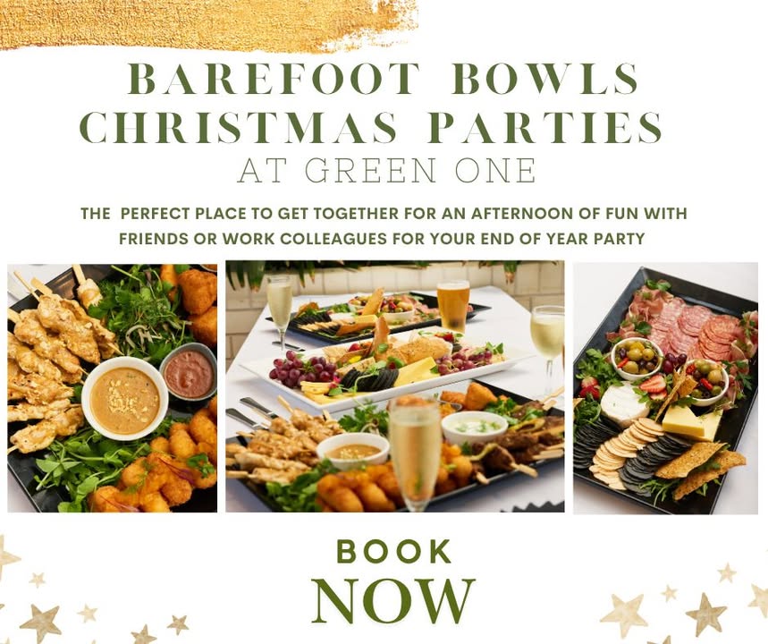 Featured image for “Christmas Party Bookings Open at Park Beach Bowls Club”